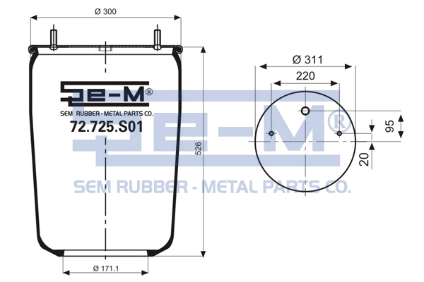 Bellow, air suspension